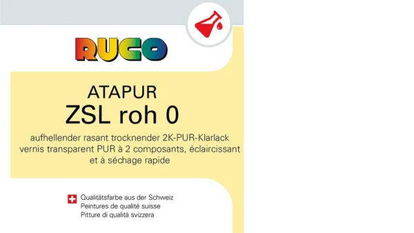 ATAPUR Zweischichtlack roh 0 Klarlack