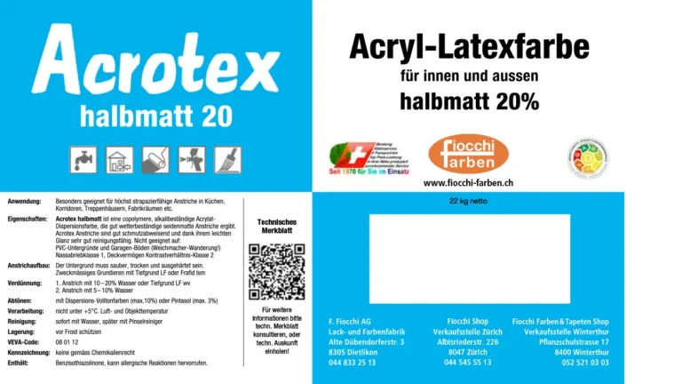 Acrotex halbmatt 20%