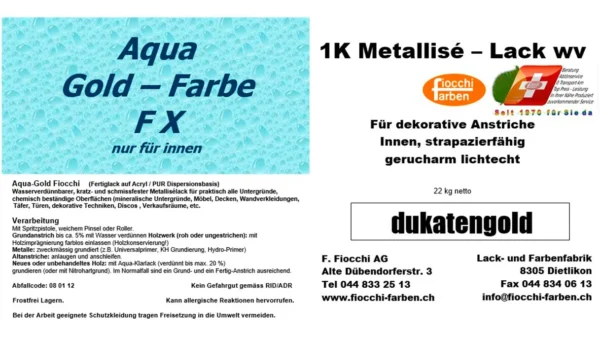 Aqua-Gold FX Acryl - Lack