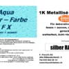 Aqua-Silber FX Acryl-Lack