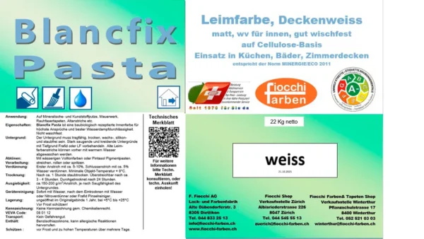 Blancfix-Pasta Leimfarbe