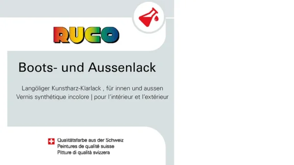 Boots- und Aussenlack glanz