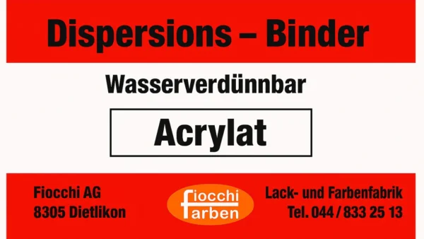 Dispersions-Binder_Acrylat Dispersions-Binder Acrylat