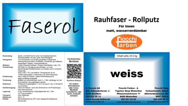 Faserol Weich-Faserputz