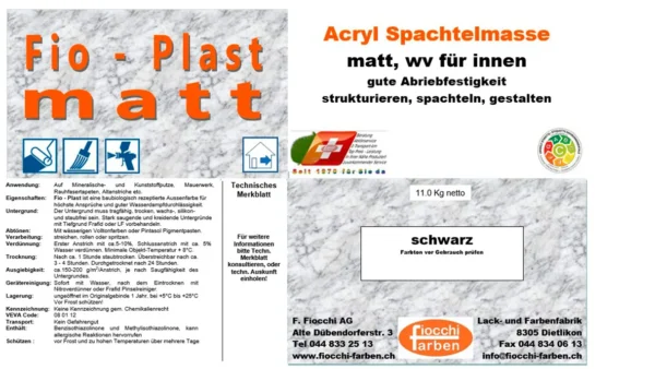 Fio-Plast Acryl Spachtelmasse
