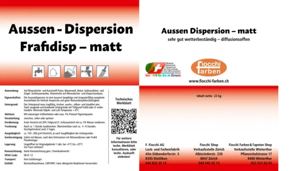 FrafiDisp_Aussendisp Aussen Dispersion Frafidisp - matt