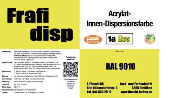 Frafidisp 1a ECO Wohnraumfarbe