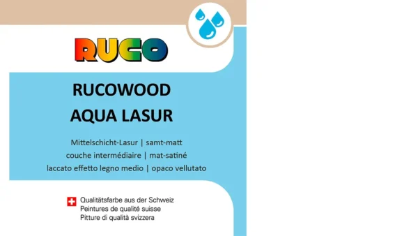 Rucowood Aqua Lasur (Color Perl Beizlasur)