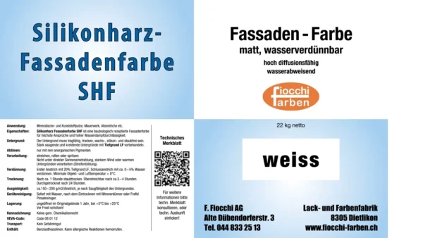 Silikonharz_Fassade Silikonharz Fassadenfarbe (SHF)