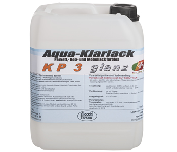 Aqua-Klarlack KP3 glanz